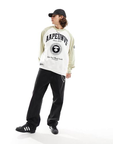 Sweat style universitaire - Beige - Aape By A Bathing Ape® - Modalova