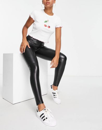 Legging classique en imitation cuir - Abercrombie & Fitch - Modalova