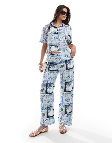 Pantalon d'ensemble à imprimé mosaïque - Abercrombie & Fitch - Modalova