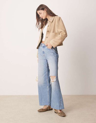 Veste courte en imitation daim - Abercrombie & Fitch - Modalova