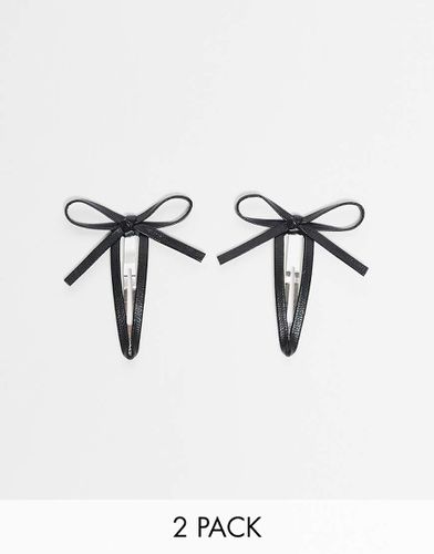 Lot de 2 pinces pour cheveux avec naud - Accessorize - Modalova