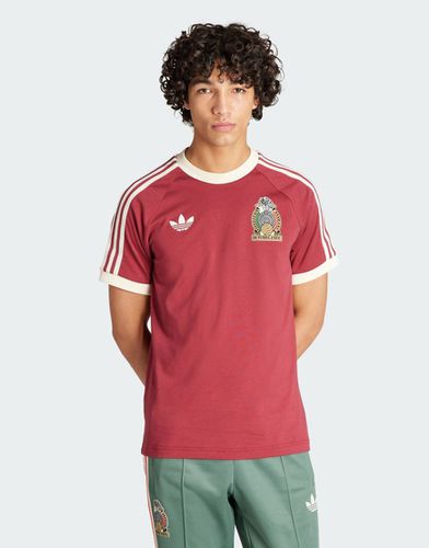 Adidas - Mexico Adicolor - T-shirt 3 bandes - Bordeaux - Adidas Performance - Modalova