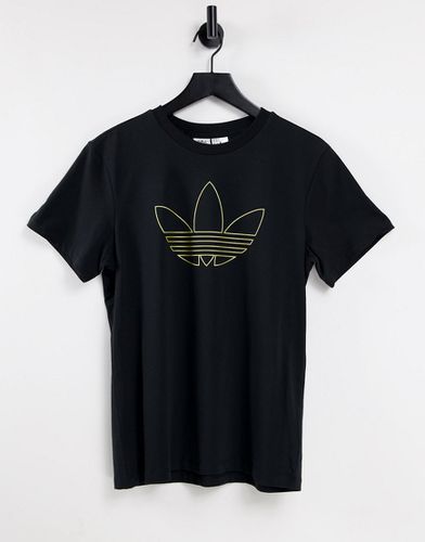 T-shirt à grand logo trèfle - adidas Originals - Modalova