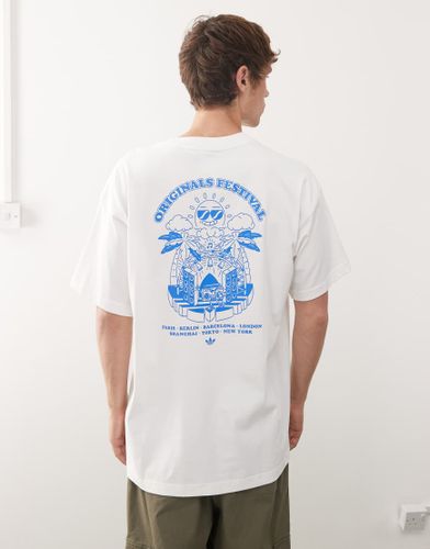 T-shirt  imprim festival graphique - Adidas Originals - Modalova