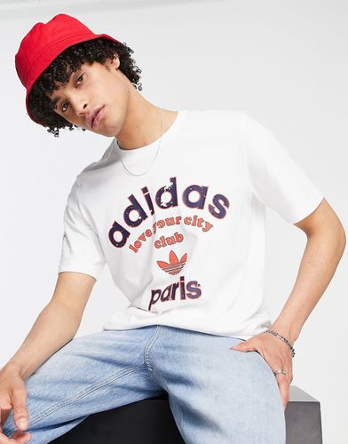 T-shirt à logo Paris - Adidas Originals - Modalova