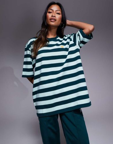 T-shirt  rayures - Vert - Adidas Originals - Modalova