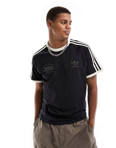 T-shirt à trois bandes - et blanc cassé - Adidas Originals - Modalova