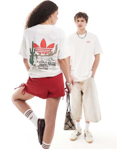 T-shirt avec imprimé style western au dos - cassé - Adidas Originals - Modalova