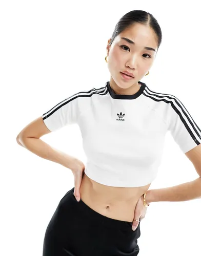 T-shirt rétréci à trois bandes - Adidas Originals - Modalova