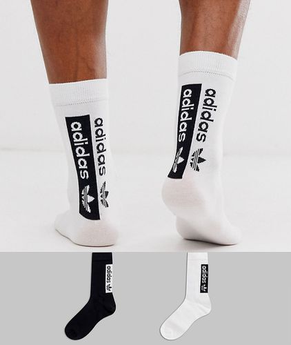 Vocal - Chaussettes avec logo - Noir blanc - adidas Originals - Modalova