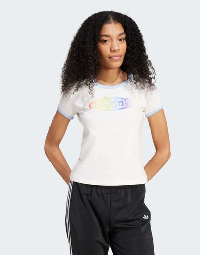 X Jeremy Scott - T-shirt ajusté à imprimé graphique - nuage - Adidas Originals - Modalova
