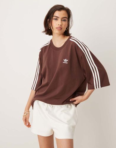 Adicolor - T-shirt oversize  3 bandes - Adidas Originals - Modalova