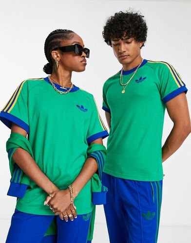 Adicolor - T-shirt unisexe style années 70 à col ras de cou - Adidas Originals - Modalova