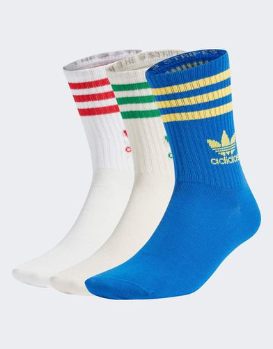 Lot de 3 paires de chaussettes mi-montantes - Adidas Originals - Modalova