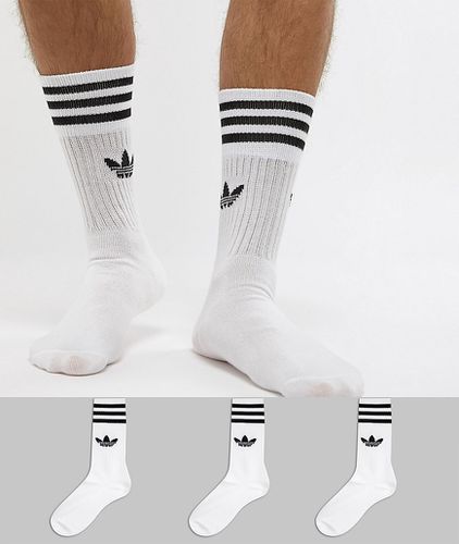 Lot de 3 paires de chaussettes unies - S21489 - adidas Originals - Modalova