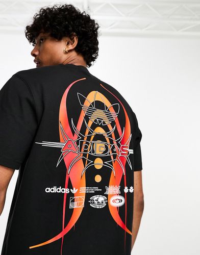 Rekive - T-shirt avec grand motif imprimé au dos - Adidas Originals - Modalova