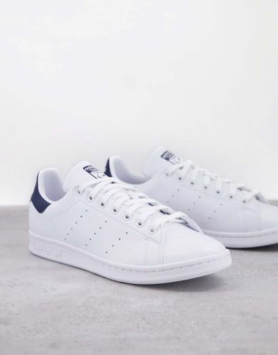 Stan Smith - Baskets avec empiècement bleu marine au talon - Adidas Originals - Modalova