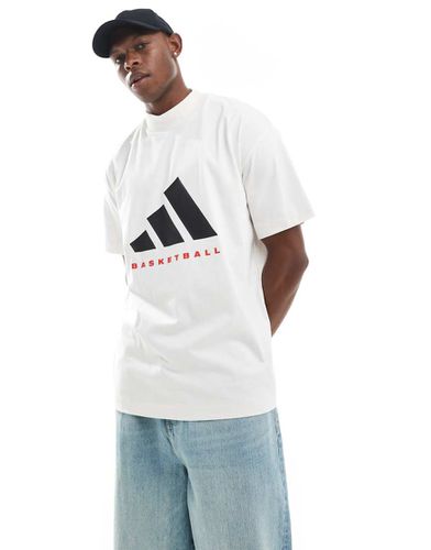 Adidas Basketball - T-shirt à manches courtes - , noir et rouge - Adidas Performance - Modalova