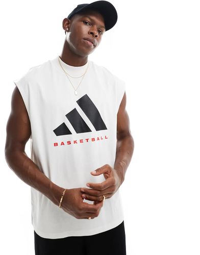 Adidas Basketball - T-shirt sans manches - , noir et rouge - Adidas Performance - Modalova