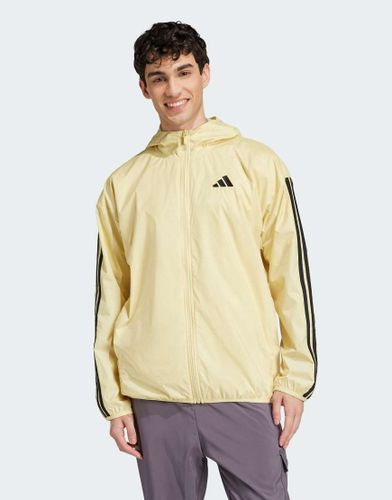 Essentials - Coupe-vent  3 bandes - poudr/Noir - Adidas - Modalova
