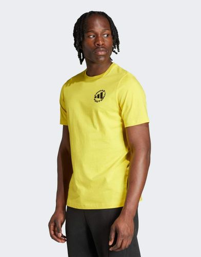 Adidas Football - T-shirt  imprim style autocollant - Adidas Performance - Modalova