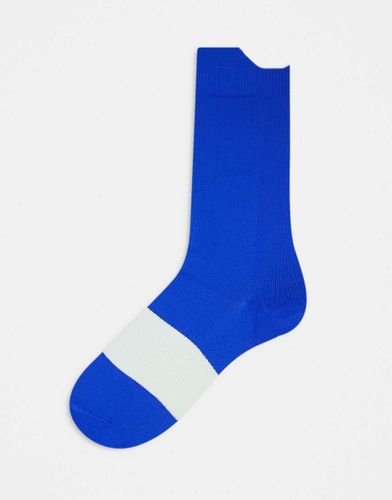 Adidas Running - Chaussettes  imprim graphique - Bleu et fluo - Adidas Performance - Modalova