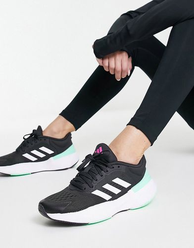 Adidas Running - Response Super 3.0 - Baskets - Noir et vert - Adidas Performance - Modalova