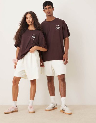 Adidas - Short de sport en tissu gaufr - Adidas Originals - Modalova