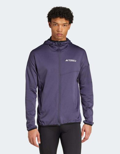 Adidas - Terrex Xperior Climawarm - Veste lgre en polaire  capuche - marine ombr - Adidas Performance - Modalova