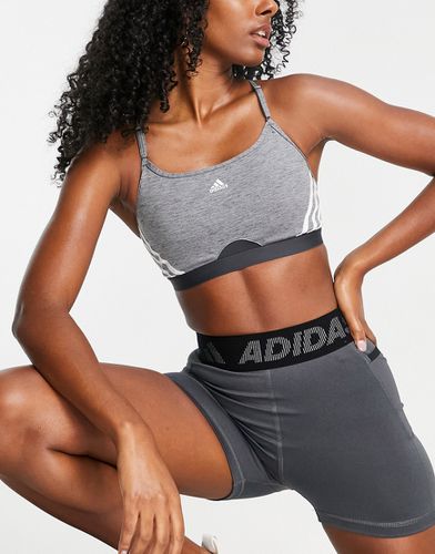 Adidas Training - Brassière de sport maintien léger à logo 3 bandes - Adidas Performance - Modalova