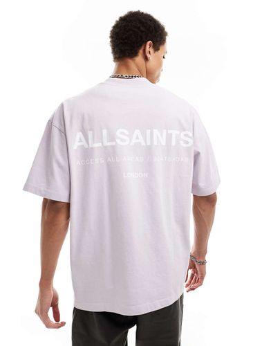 Access Underground - T-shirt oversize - Lilas - Allsaints - Modalova