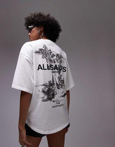 Guardian Amelie - T-shirt oversize imprimé au dos - Allsaints - Modalova