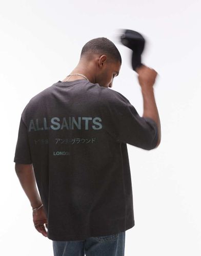 Underground - T-shirt oversize - foncé chiné - Allsaints - Modalova