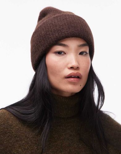 Bonnet en laine et alpaga - Marron - Arket - Modalova