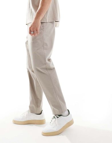 Pantalon doux ajusté - Beige - Armani Exchange - Modalova