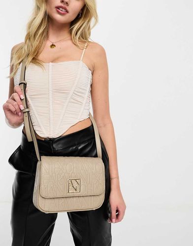 Sac bandoulière - Beige clair - Armani Exchange - Modalova