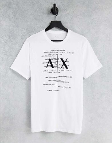 T-shirt à logo inscription - Armani Exchange - Modalova