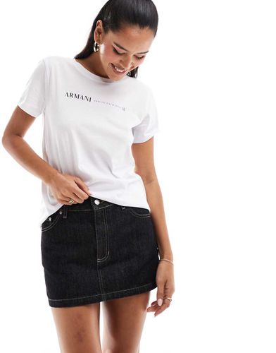 T-shirt avec logo sur le devant - Armani Exchange - Modalova