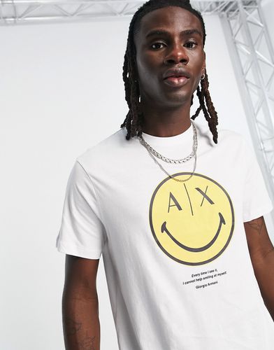 X Smiley Face - T-shirt - Armani Exchange - Modalova