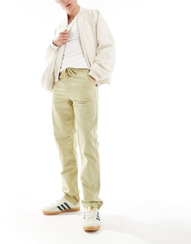 ASOS DESIGN - Pantalon droit en tissu ripstop - Beige - Asos Design - Modalova