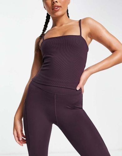 Active - Caraco côtelé avec brassière intégrée - Asos 4505 - Modalova