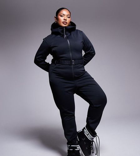 Curve - Combinaison de ski ajustée avec ceinture et capuche - Asos 4505 - Modalova