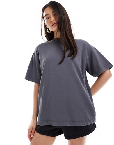 Icon - T-shirt oversize coupe carrée en tissu épais à séchage rapide - délavé - Asos 4505 - Modalova