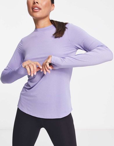 Icon - Top de running à manches longues - Lilas - Asos 4505 - Modalova