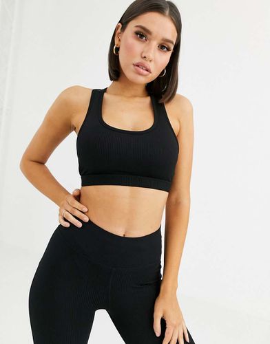 ASOS - 4505 - Soutien-gorge côtelé à encolure dégagée - Asos 4505 - Modalova