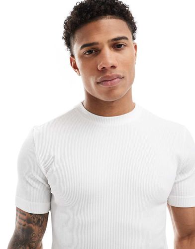 T-shirt de sport côtelé coupe moulante sans coutures - Asos 4505 - Modalova