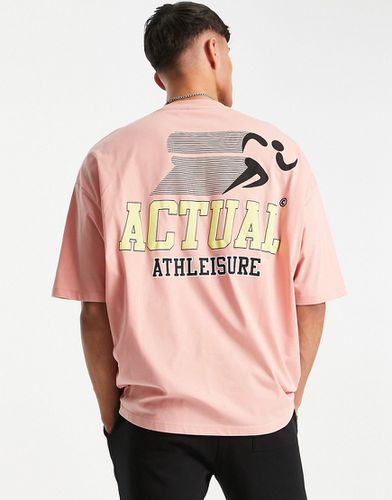 ASOS - Actual Athleisure - T-shirt oversize à logo imprimé - Rosette - Asos Design - Modalova