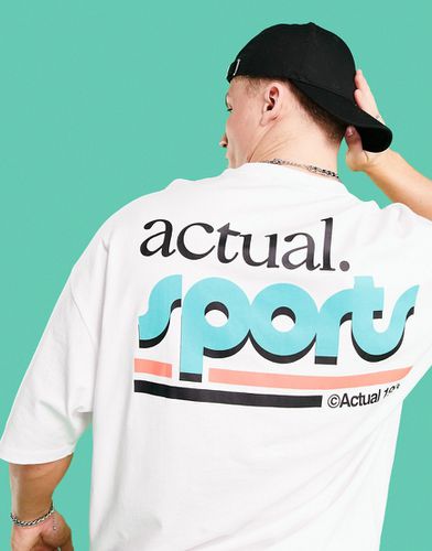 ASOS Actual - T-shirt de sport oversize à logo imprimé - Asos Design - Modalova