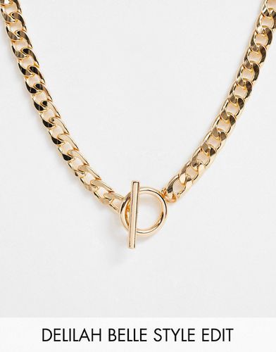 Collier avec barre en T et chaîne - Asos Design - Modalova