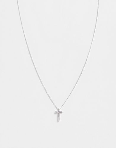 Collier avec pendentif croix fine - é - Asos Design - Modalova